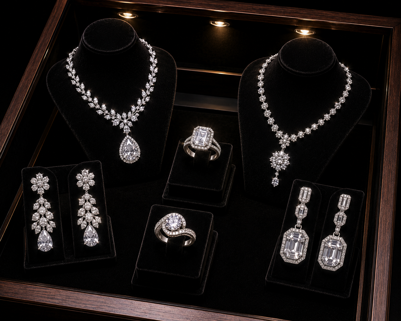 OM Jewellers diamond jewellery collection